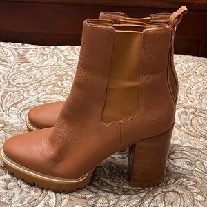 Tory Burch slide on ankle boots